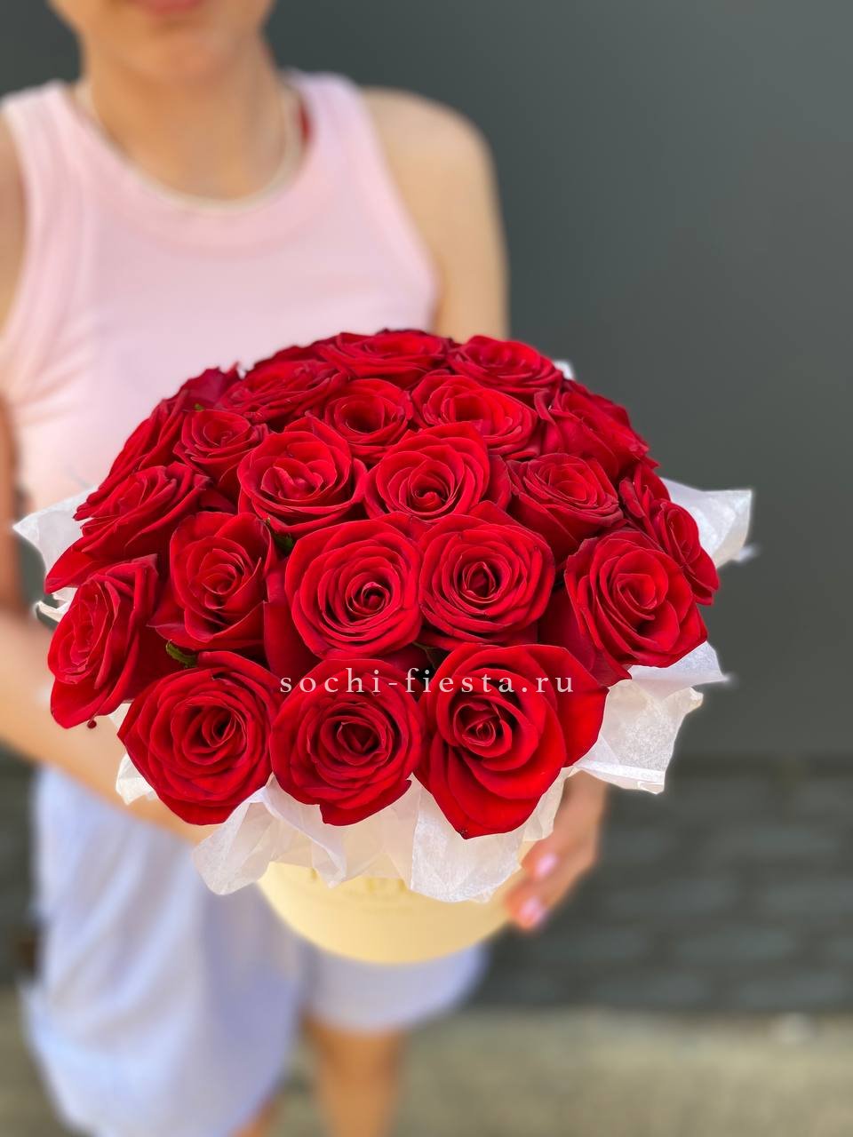 свадебная коробка XL с пионами для церемонии в Йошкар-Оле