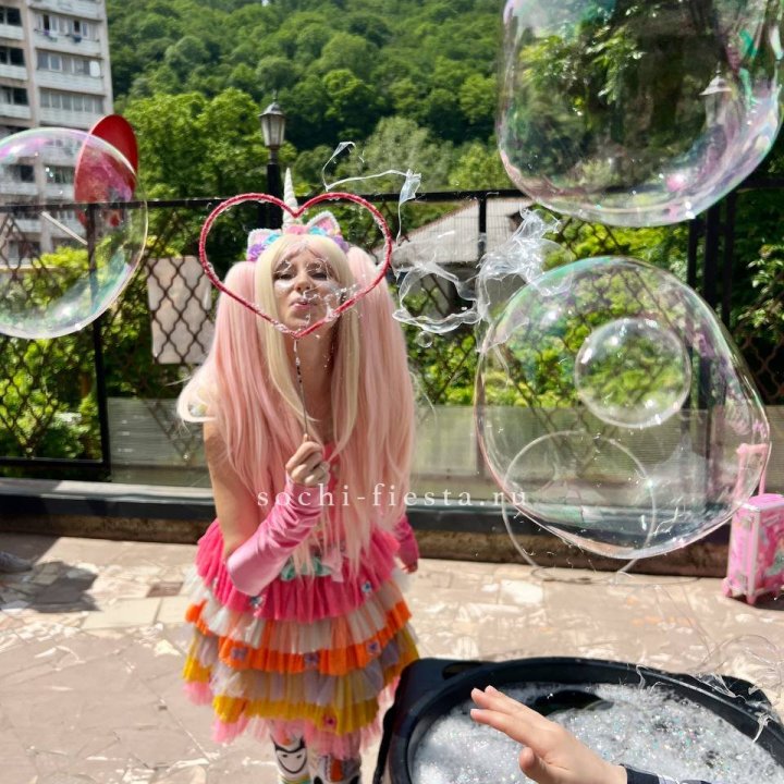 Шоу мыльных пузырей в Йошкар-Оле
