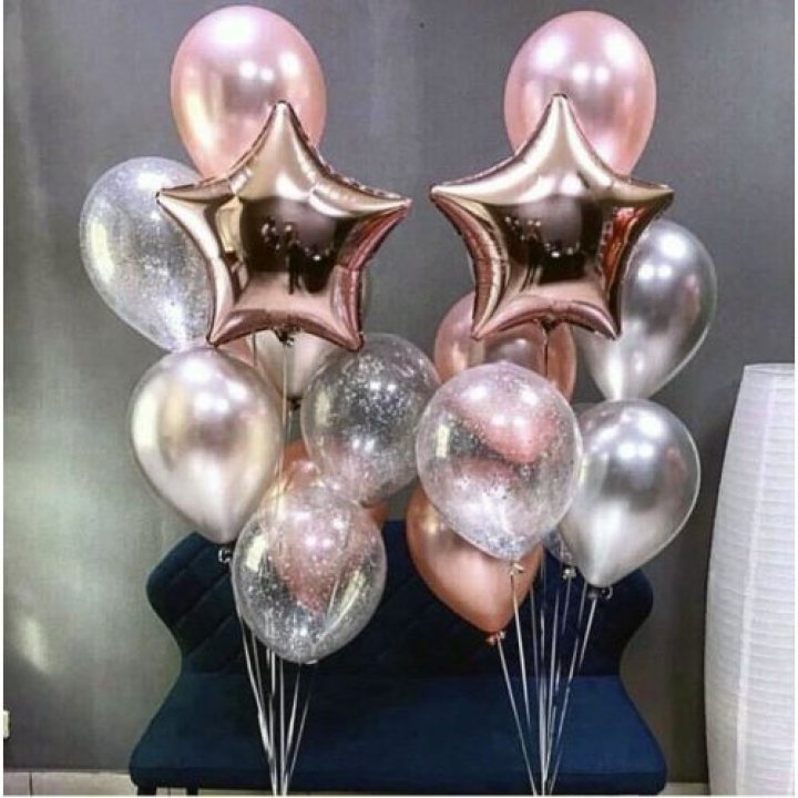 Фонтаны шаров "Дубль старт" в Йошкар-Оле