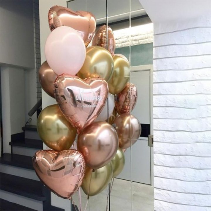 Фонтан шаров "От сердечка" в Йошкар-Оле