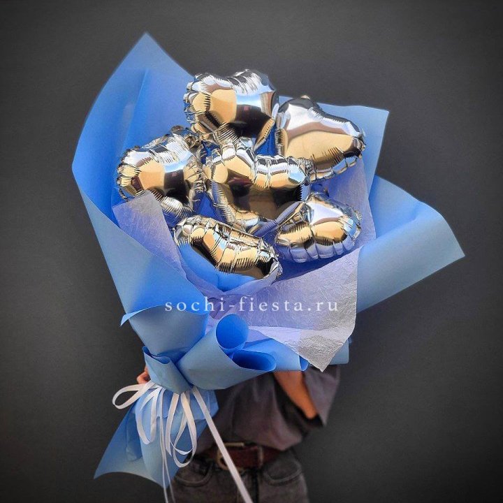 Букет из шаров сердец  №2 в Йошкар-Оле