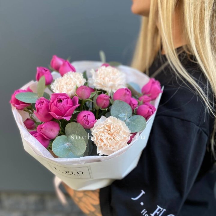 Букет с мисти бабблс №2 в Йошкар-Оле