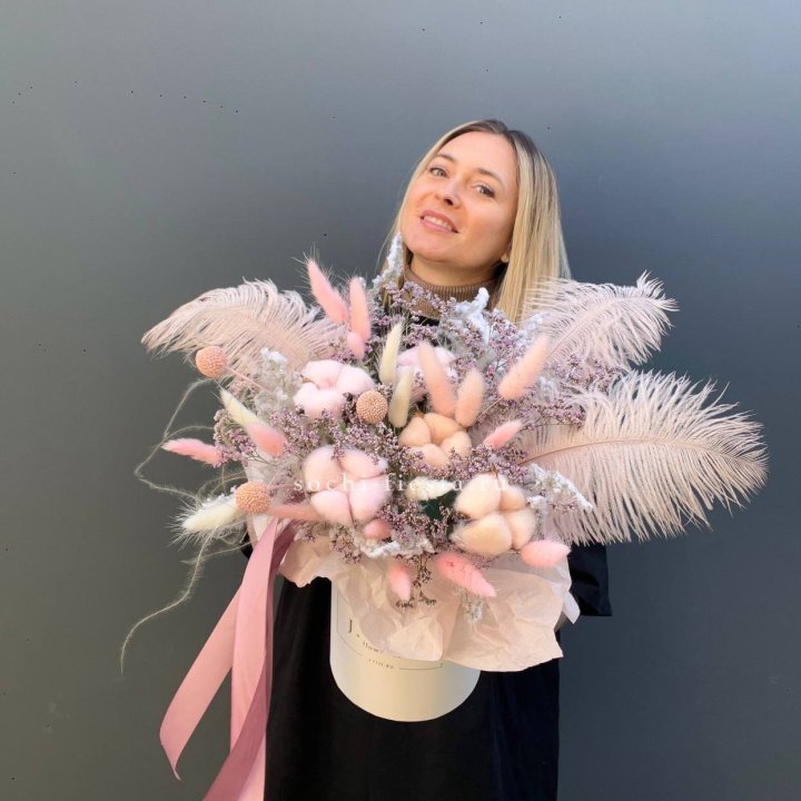 Авторский бокс с сухоцветами в Йошкар-Оле