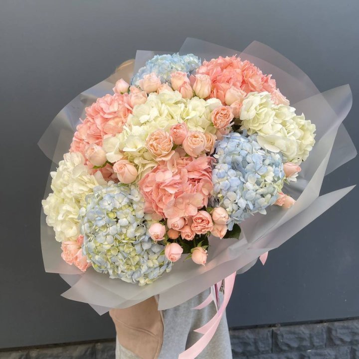 Дуо гортензии и бомбастик в Йошкар-Оле