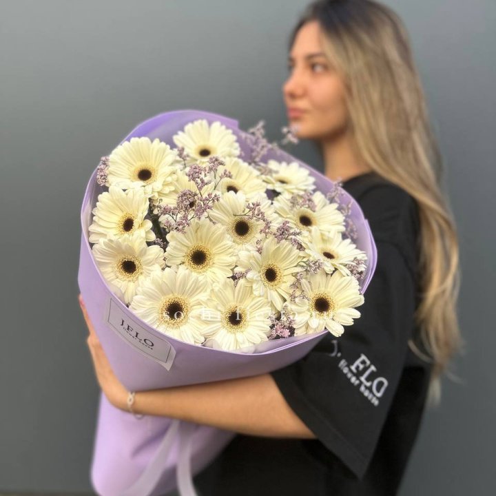 Букет голландских гербер "Лавандер" в Йошкар-Оле