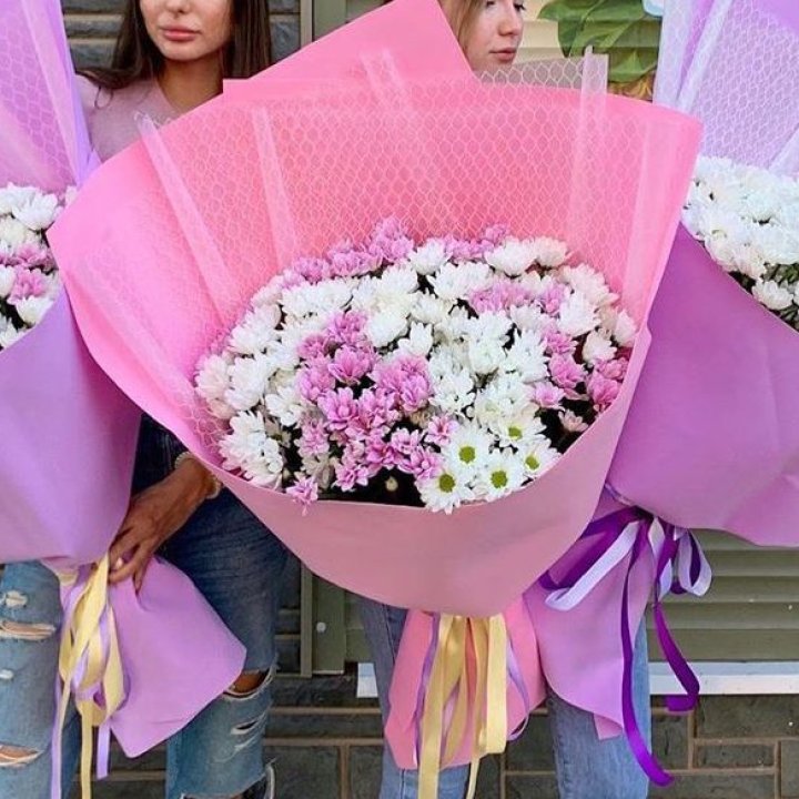 Букет хризантем №3 в Йошкар-Оле