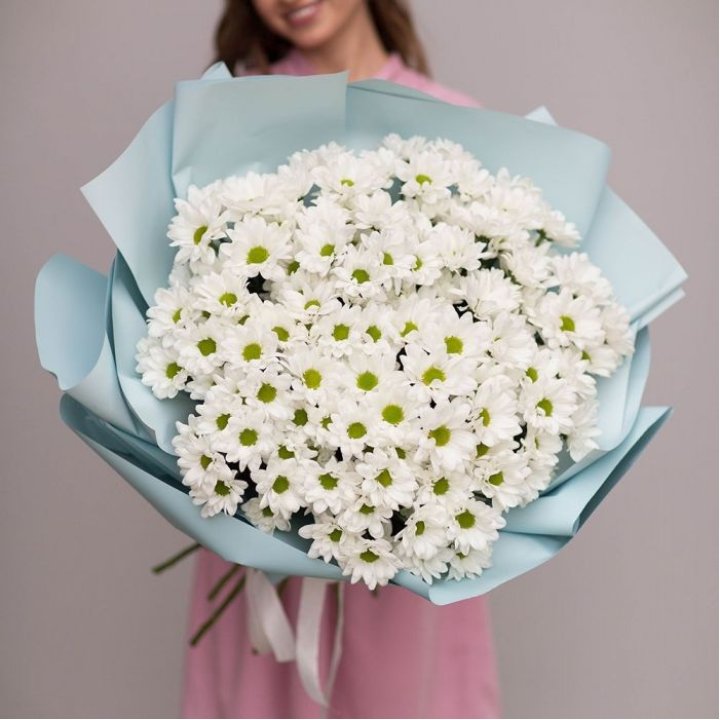  Букет хризантем "Бон-бон" в Йошкар-Оле