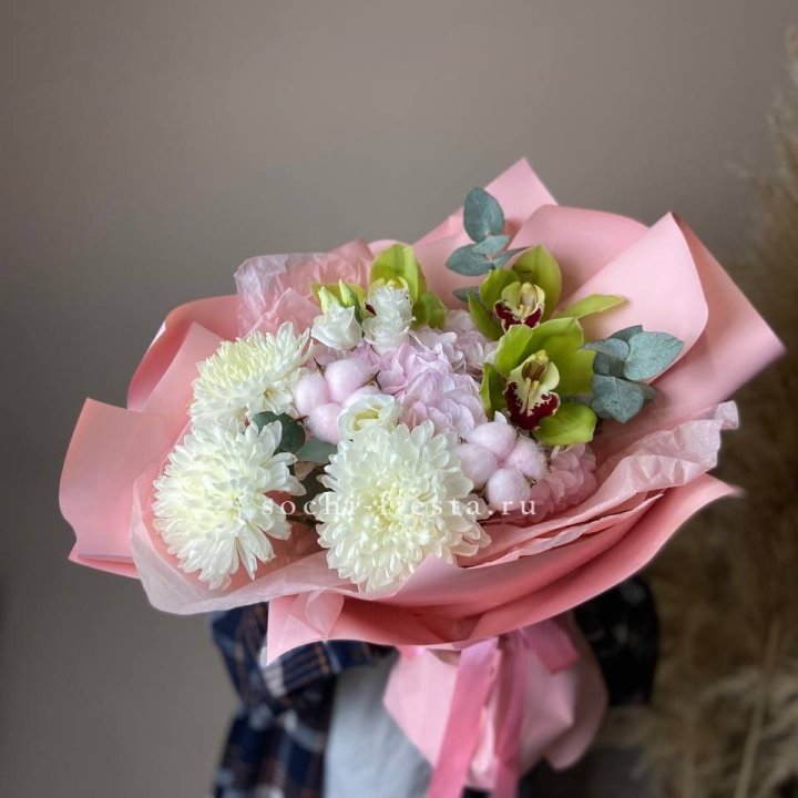  Букет с орхидеями "Вита" в Йошкар-Оле