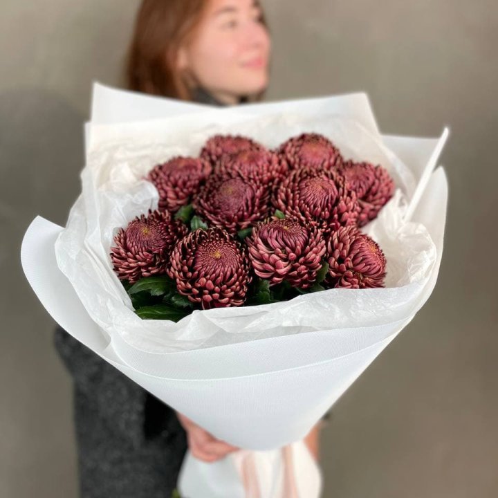 Букет хризантем "Касиопия" в Йошкар-Оле