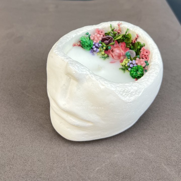 Свеча ароматическая в гипсе  в Йошкар-Оле