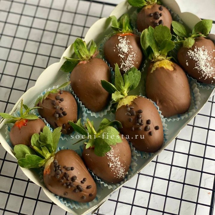 Клубника в шоколаде 10 ягод в Йошкар-Оле