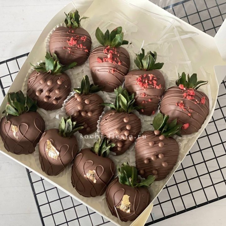 Клубника в шоколаде 12 ягод в Йошкар-Оле
