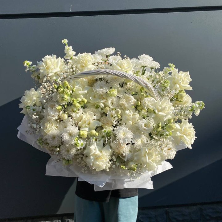 Корзина "Белоснежка" в Йошкар-Оле