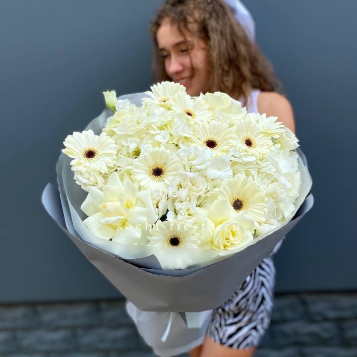  Букет "Вайт люксур" в Йошкар-Оле