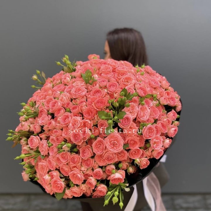 101 кустовая роза Барбадос в Йошкар-Оле