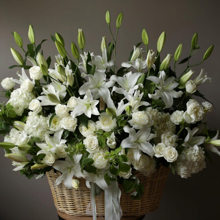 Цветочная корзина макси №3 в Йошкар-Оле