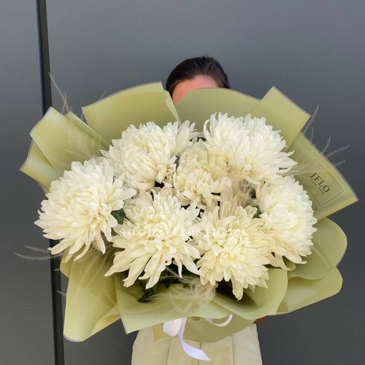 Букет одноголовых хризантем  в Йошкар-Оле
