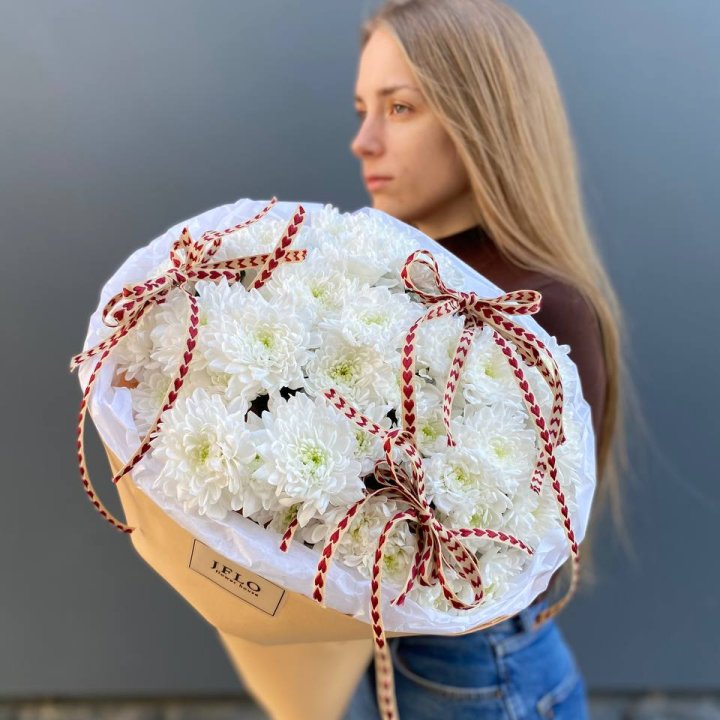 Букет "Хризантемы с любовью" в Йошкар-Оле