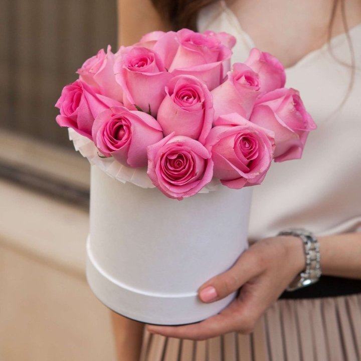 15 роз в боксе Кэтрин в Йошкар-Оле