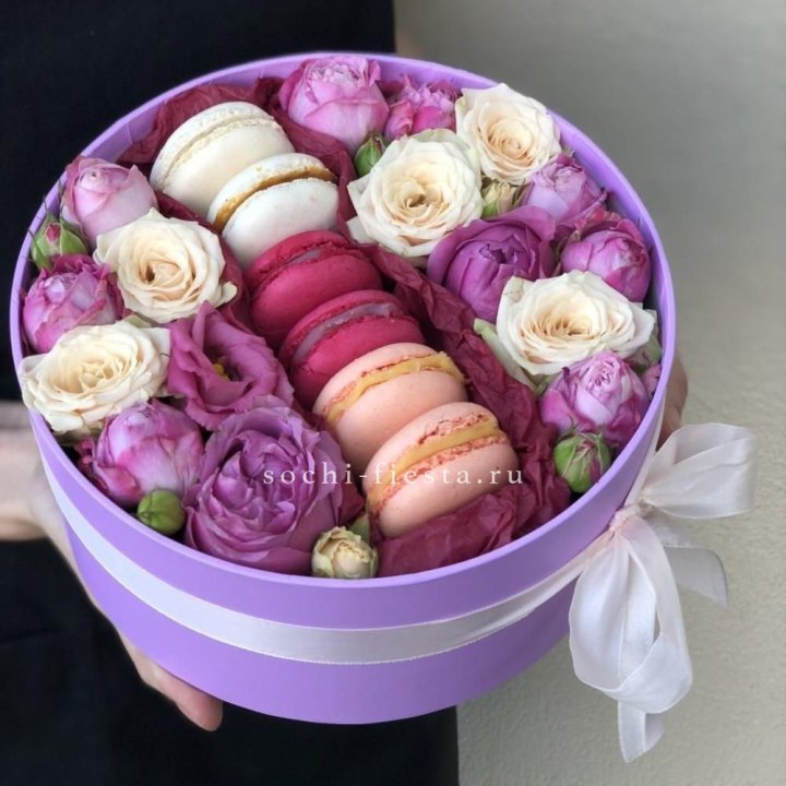 Цветочный бокс "Лаванди" в Йошкар-Оле