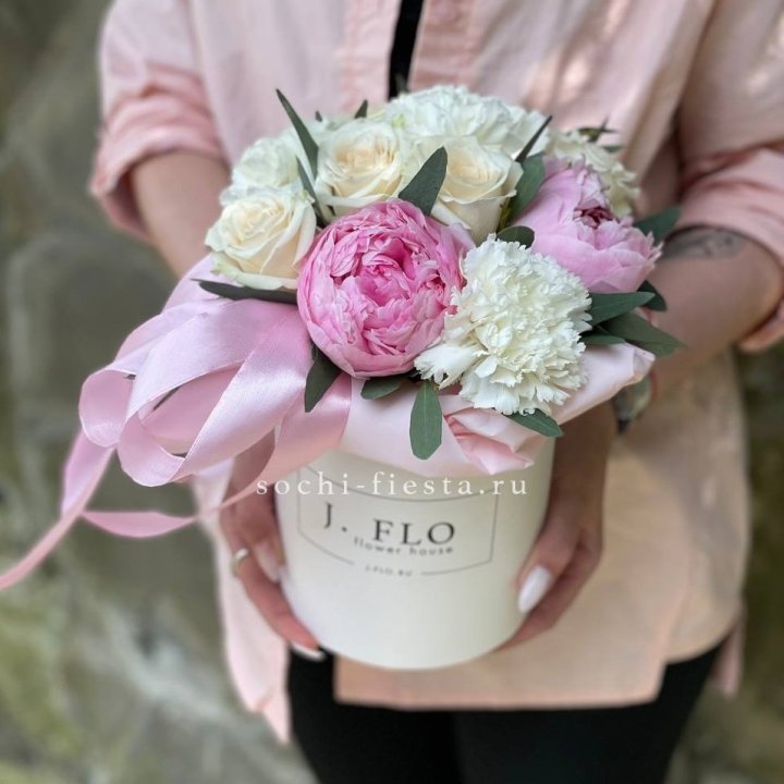 Цветочный бокс мини №2 в Йошкар-Оле