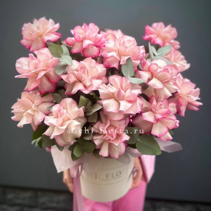 17 Французских  роз Венди в боксе в Йошкар-Оле