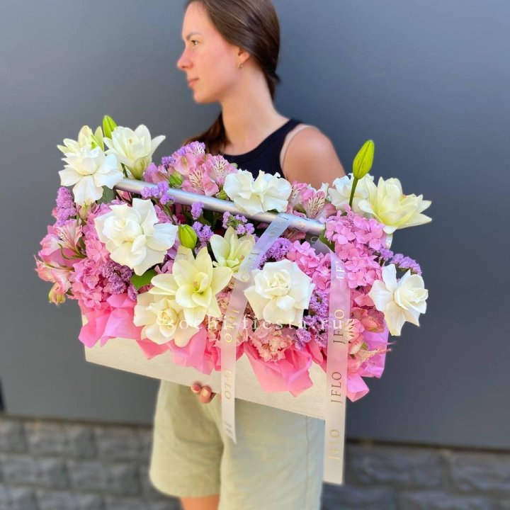 Большой бокс розовый в Йошкар-Оле