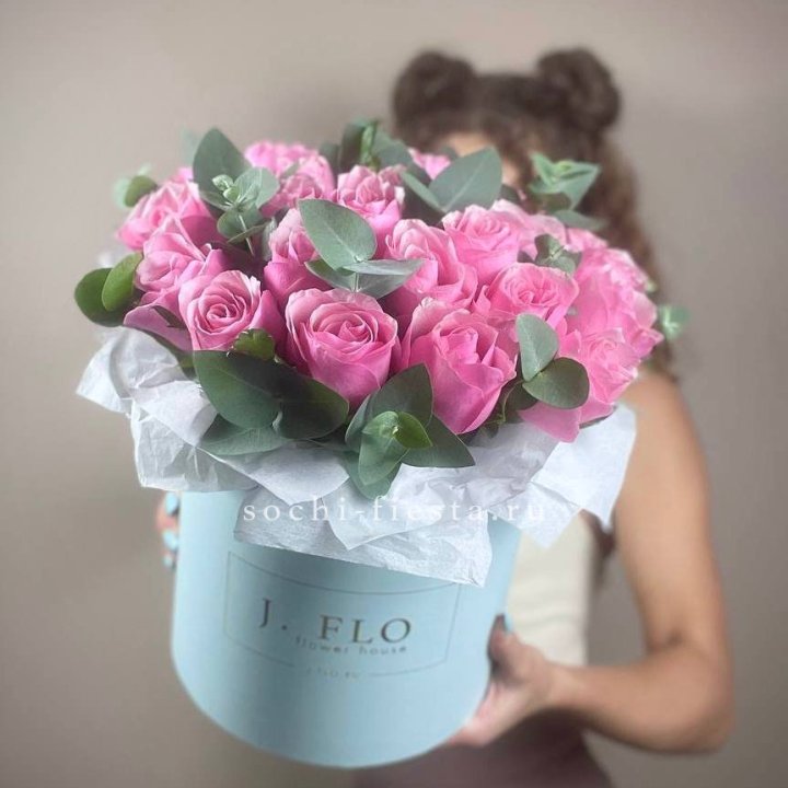 Бокс 27 роз в Йошкар-Оле