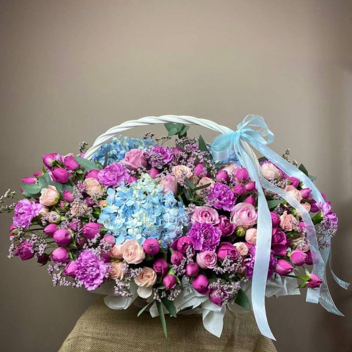 Авторская корзина "Лавандерия" в Йошкар-Оле