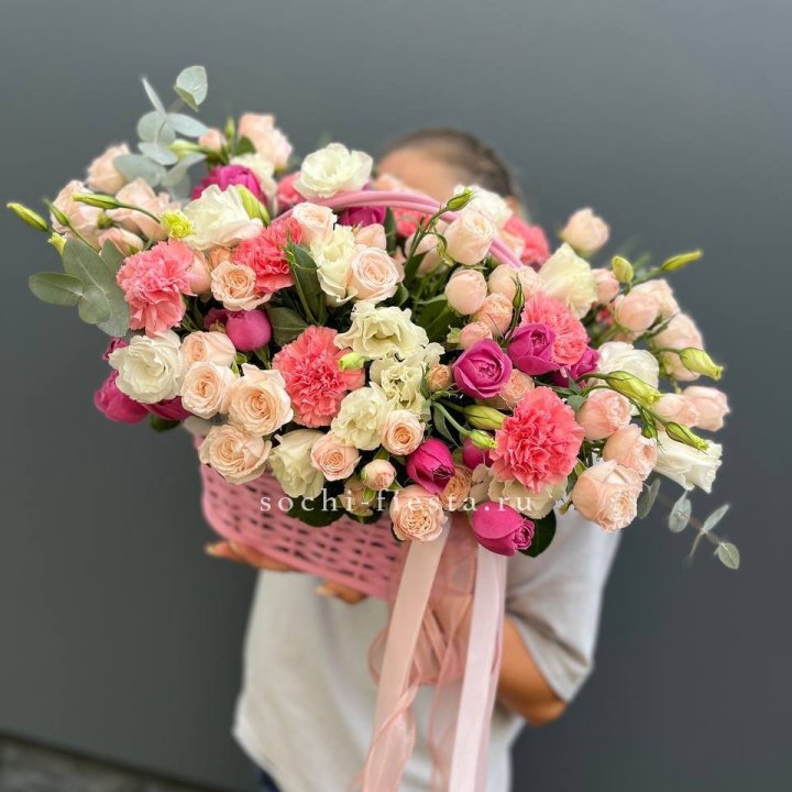 Цветочная корзина "Флоренция" в Йошкар-Оле