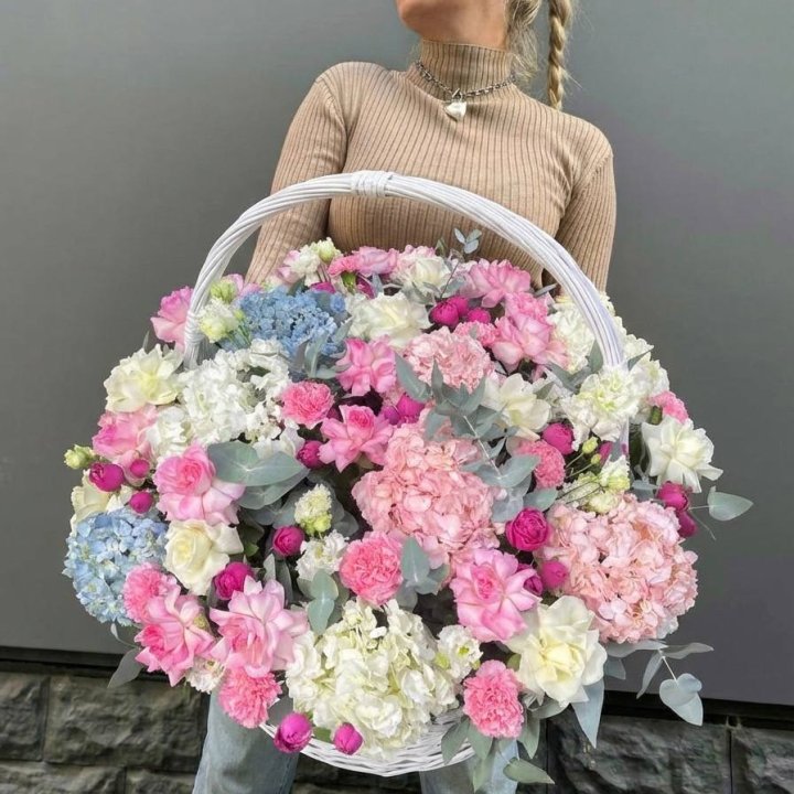 Цветочная корзина №3 в Йошкар-Оле