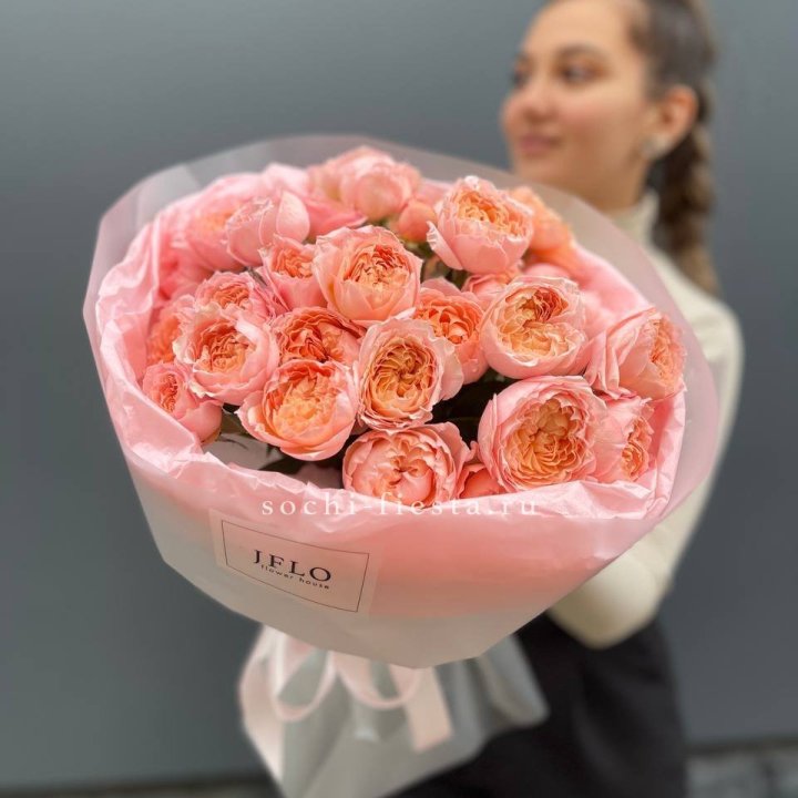 Букет из пионовидных роз Джульетта в Йошкар-Оле