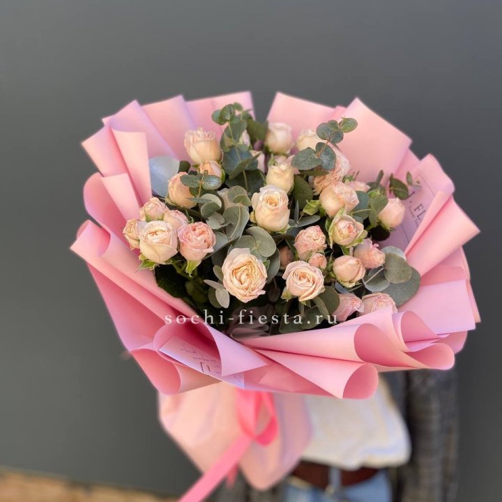 Букет пионовидных роз Cute Love в Йошкар-Оле