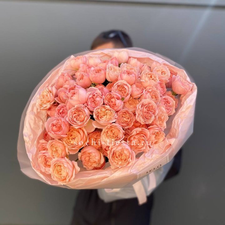 Букет из 21 пионовидной розы Джульетта в Йошкар-Оле