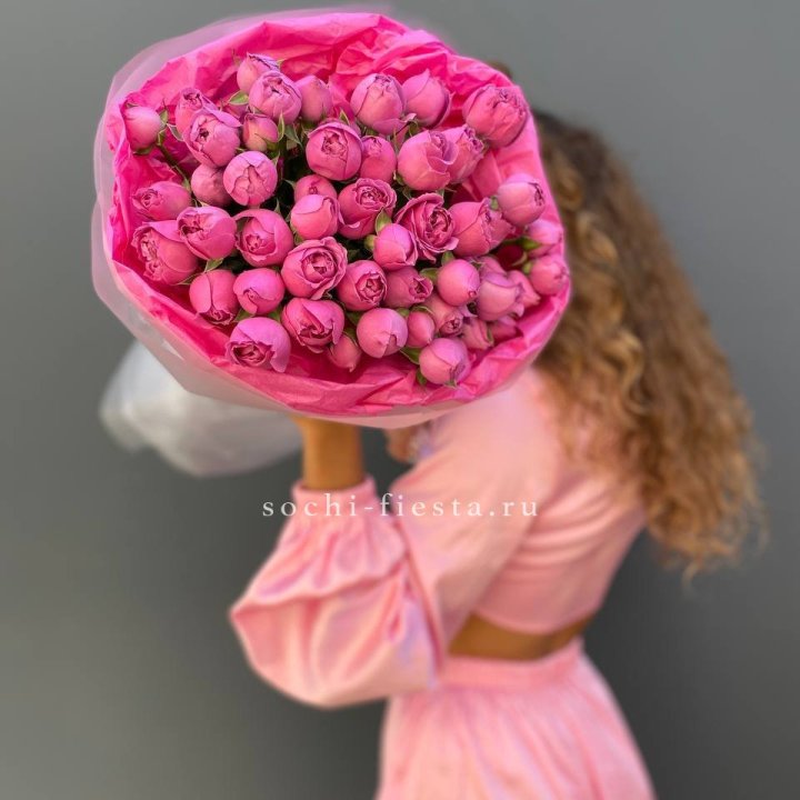 Букет из пионовидных роз  в Йошкар-Оле