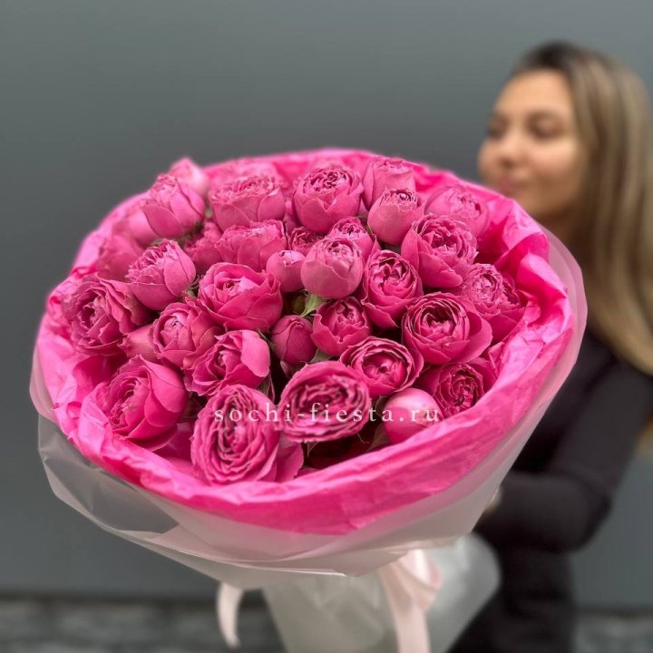 Букет из пионовидных роз  в Йошкар-Оле