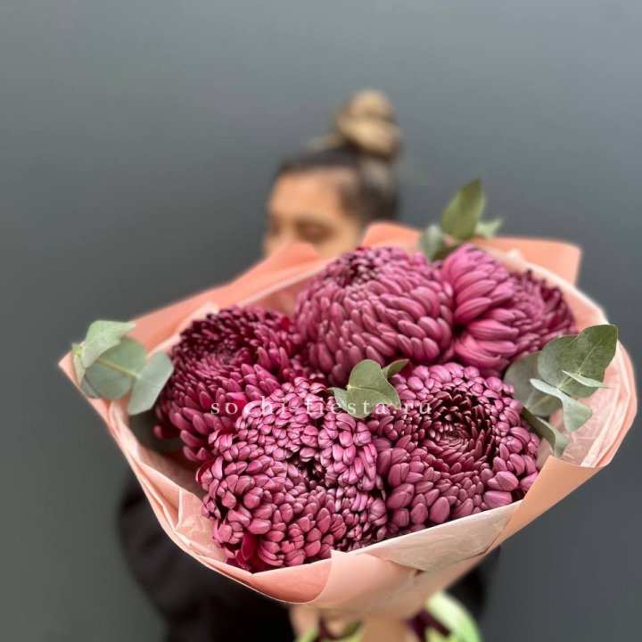 Хризантемы  Бигуди  в Йошкар-Оле