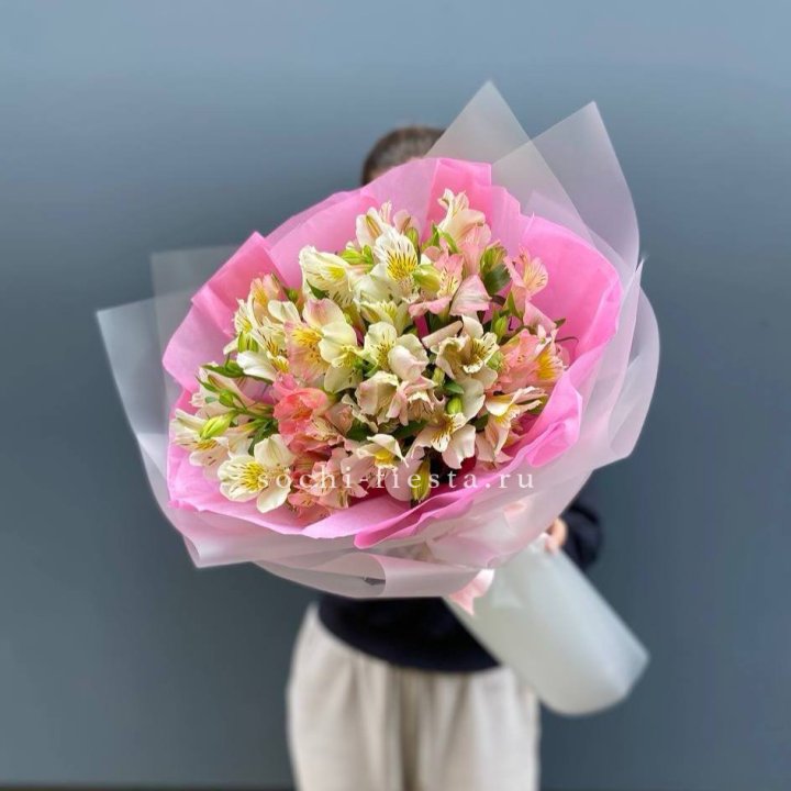 букет альстромерий "Черри" в Йошкар-Оле