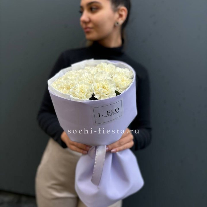 Букет белых диантусов в Йошкар-Оле