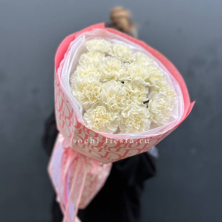 Белые диантусы №2 в Йошкар-Оле