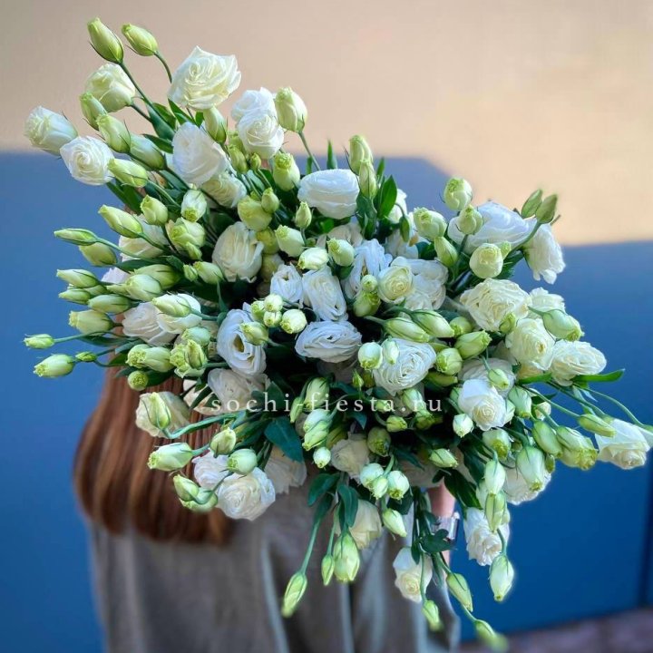 Охапка эустомы в Йошкар-Оле