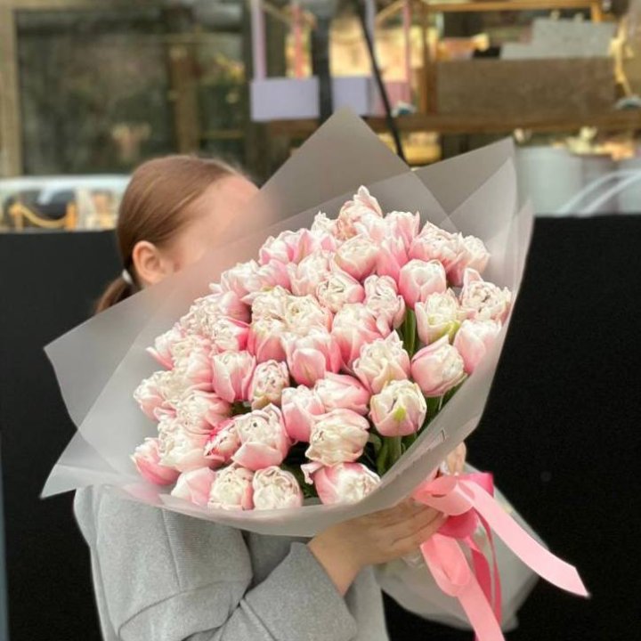 51 нежный тюльпан в Йошкар-Оле