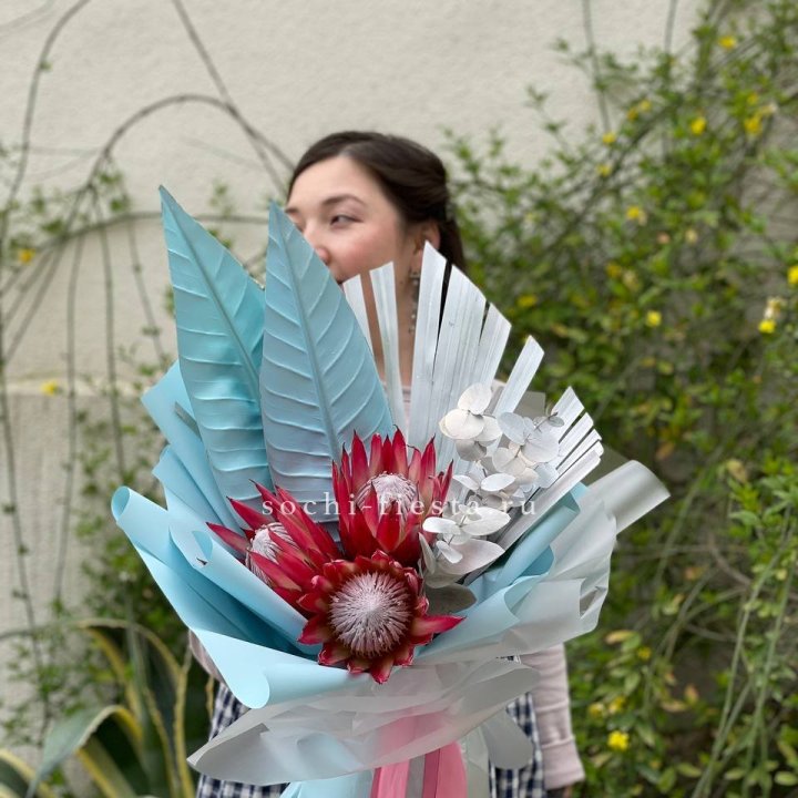 Букет из протеи "Клеопатра-2" в Йошкар-Оле