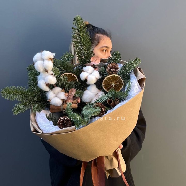 Зимний букет с нобилисом в Йошкар-Оле