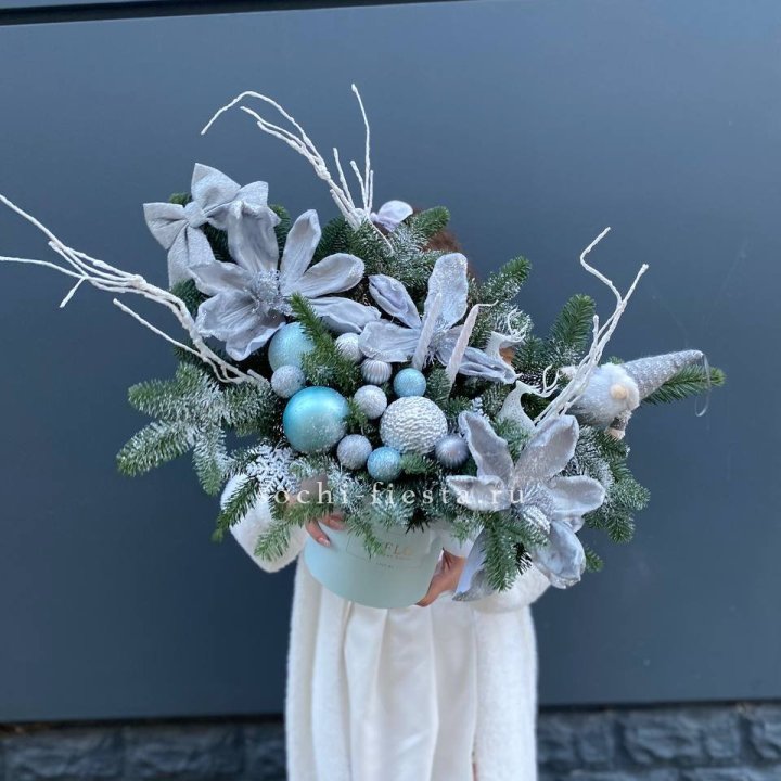 Композиция "Снежный цветок" в Йошкар-Оле