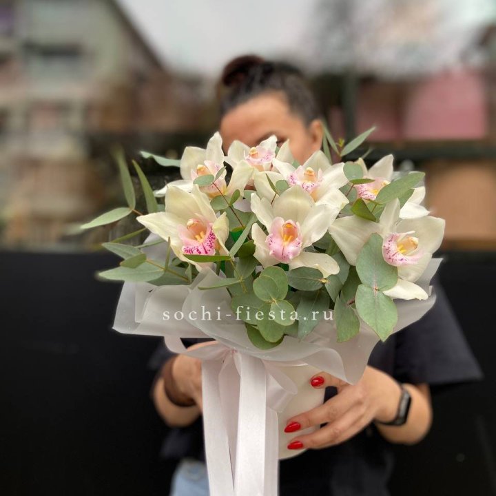 Бокс с орхидеями в Йошкар-Оле