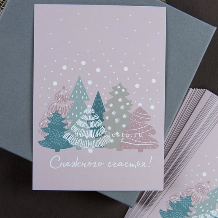 Открытка к букету "Снежного счастья" в Йошкар-Оле