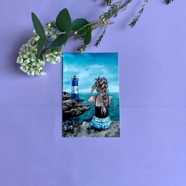 Открытка к букету "Океан" в Йошкар-Оле