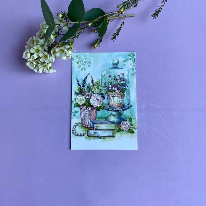 Открытка к букету "Книги" в Йошкар-Оле