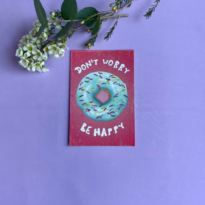 Открытка к букету "Не волнуйся..." в Йошкар-Оле